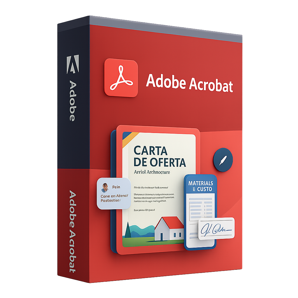📄 Adobe Acrobat Pro DC – Edição, Assinatura e Gestão Profissional de PDFs